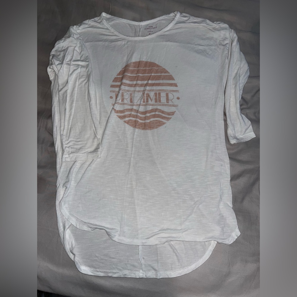 Long sleeve, sheer dreamer shirt